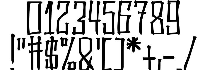 Gasrux Font OTHER CHARS