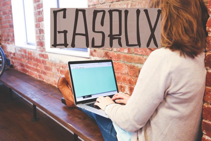 Gasrux Font examples