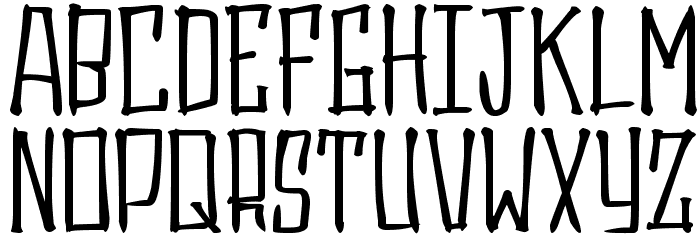 Gasrux Font LOWERCASE