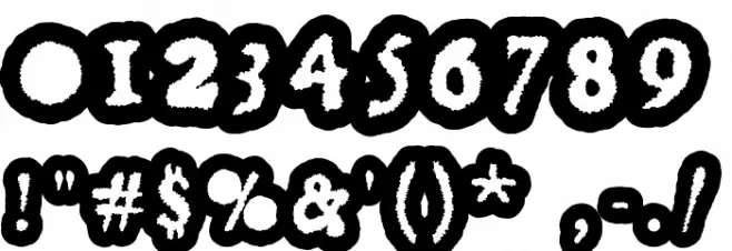 GassyGaut Font OTHER CHARS