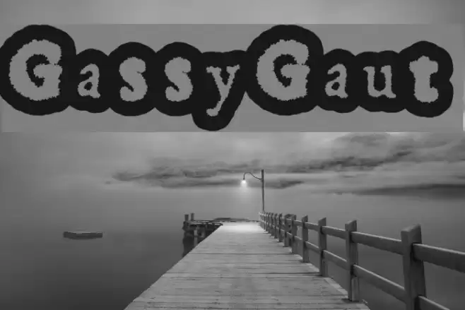 GassyGaut Font examples