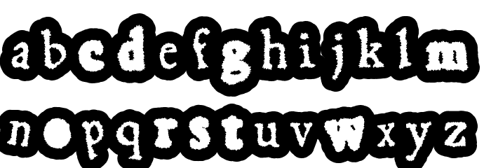 GassyGaut Font LOWERCASE