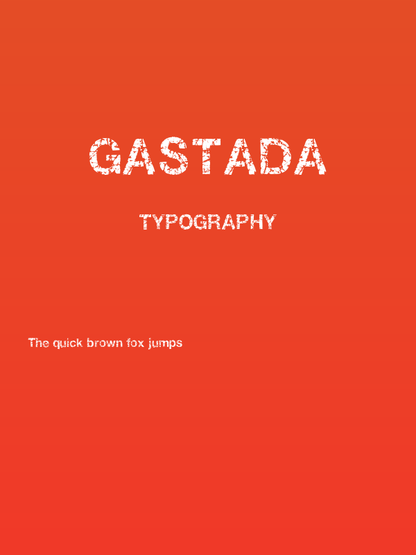 Gastada Poster