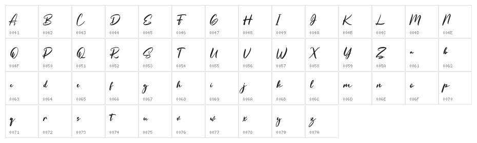 Gastank Free Regular Character Map