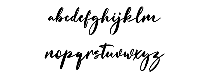 Gastank Free Regular Font LOWERCASE