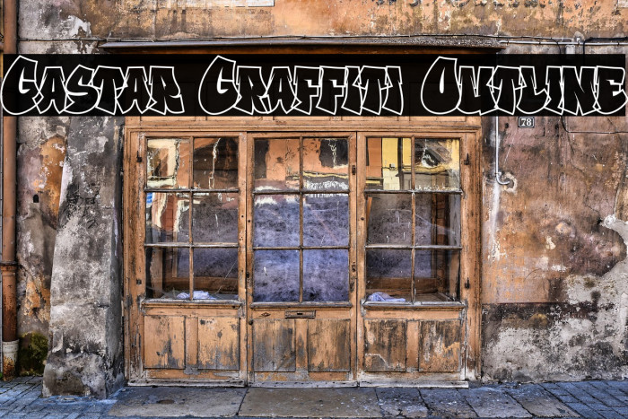 Gastar Graffiti Outline Example 2