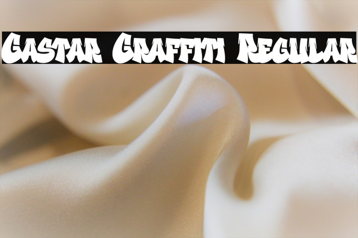 Gastar Graffiti Regular Example 3