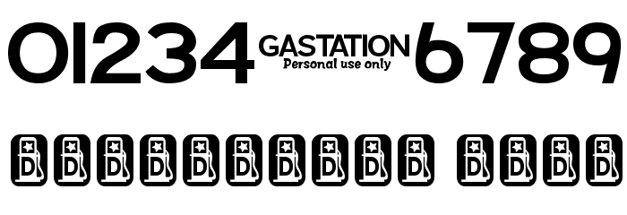 Gastation Font OTHER CHARS