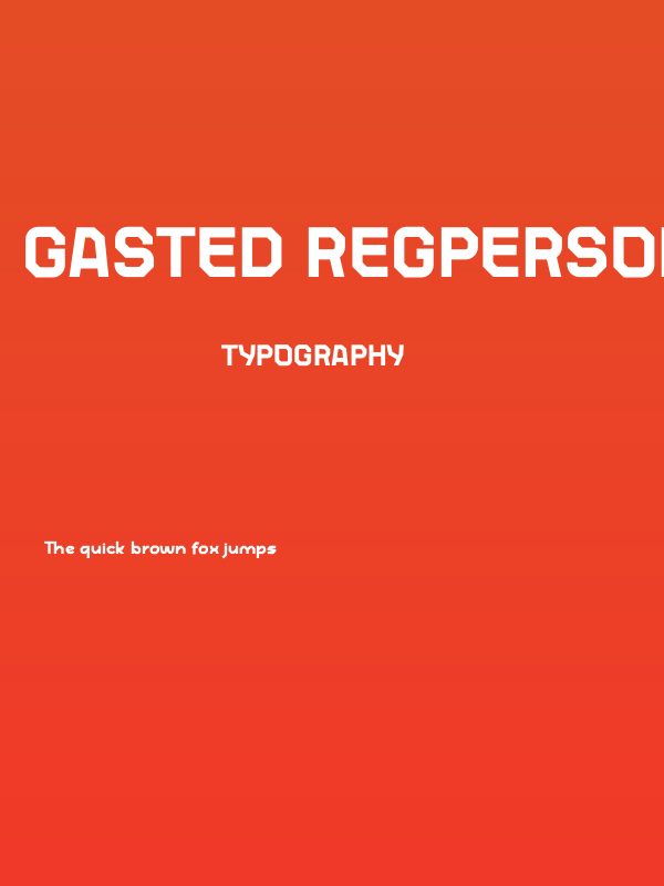 Gasted Regpersonal Poster