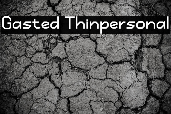 Gasted Thinpersonal Example 1