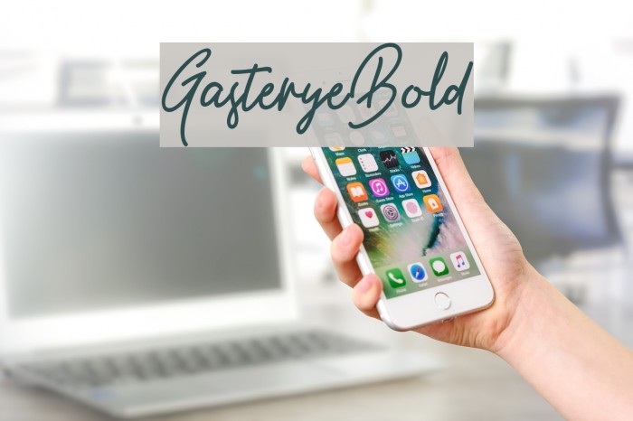 GasteryeBold Font examples