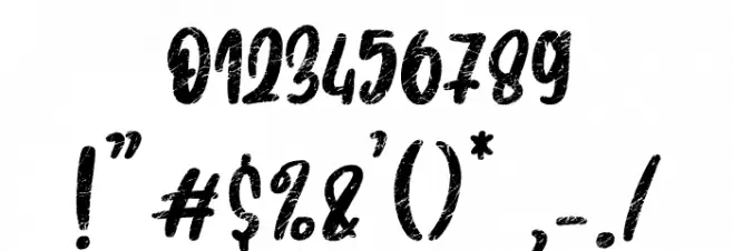 Gasthyon Regular Font OTHER CHARS