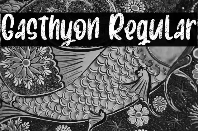 Gasthyon Regular Font examples