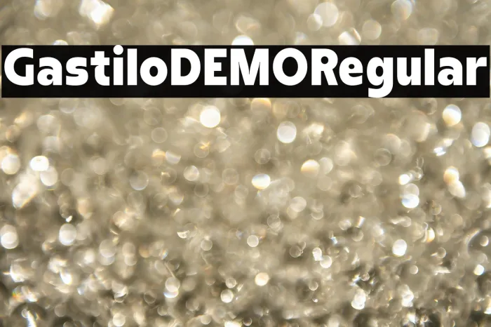Gastilo DEMO Regular Example 2