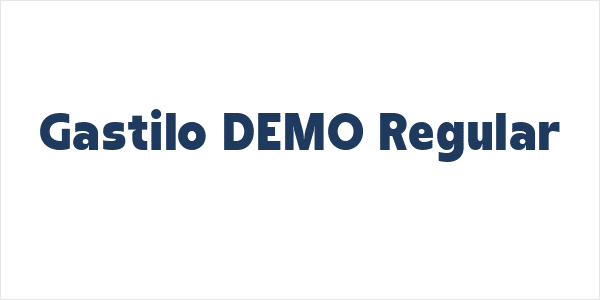 Gastilo DEMO Regular Logo