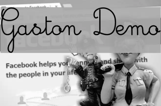 Gaston Demo Font examples