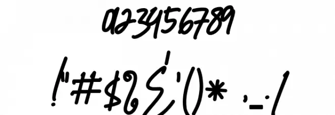 Gaston Villa Font OTHER CHARS