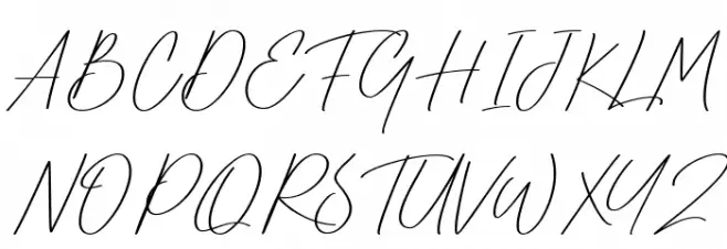 Gaston 字体 大写