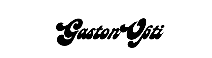 GastonOpti  les polices de caractères gratuit tlcharger