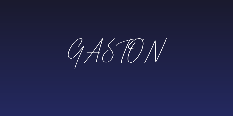 Gaston Social Header