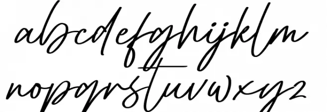 Gaston 字体 小写