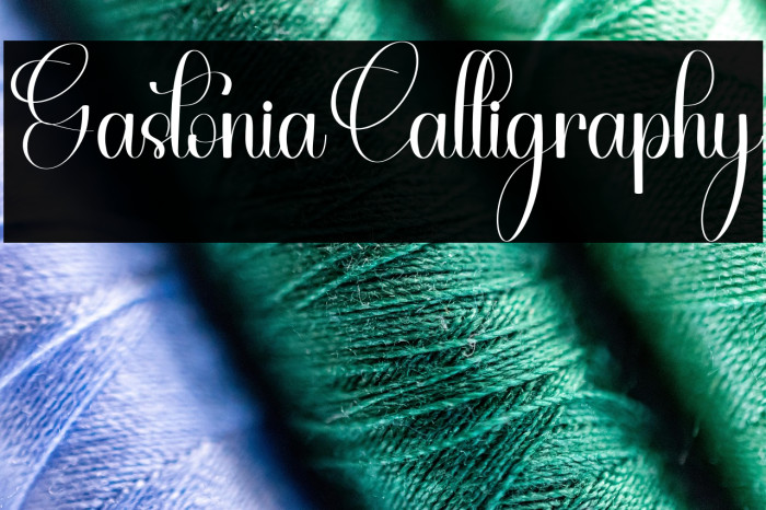 Gastonia Calligraphy Example 2