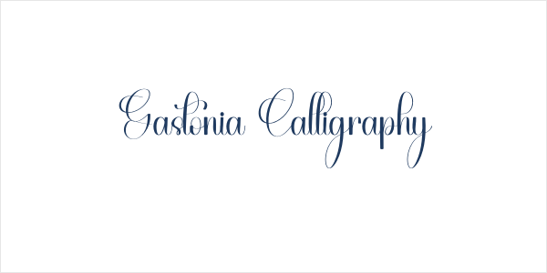 Gastonia Calligraphy Logo