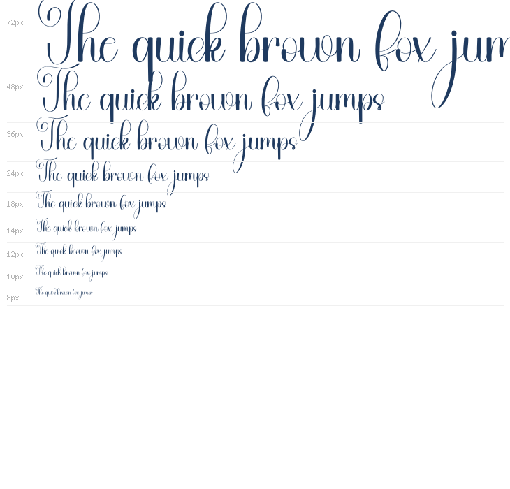 Gastonia Calligraphy Waterfall