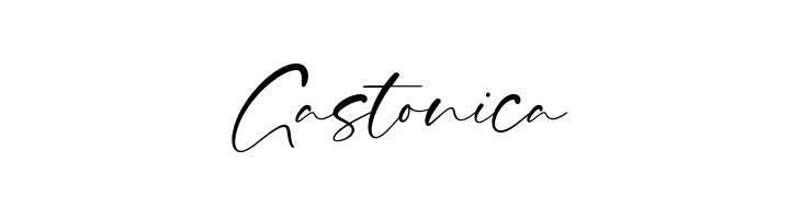 Gastonica  font caratteri gratis