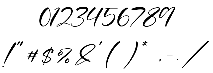 Gastonica Font OTHER CHARS