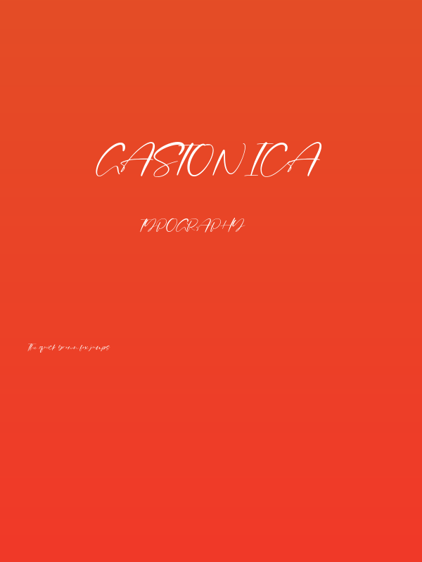 Gastonica Poster