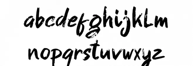 Gastrax Brush Font Fuentes MINÚSCULAS