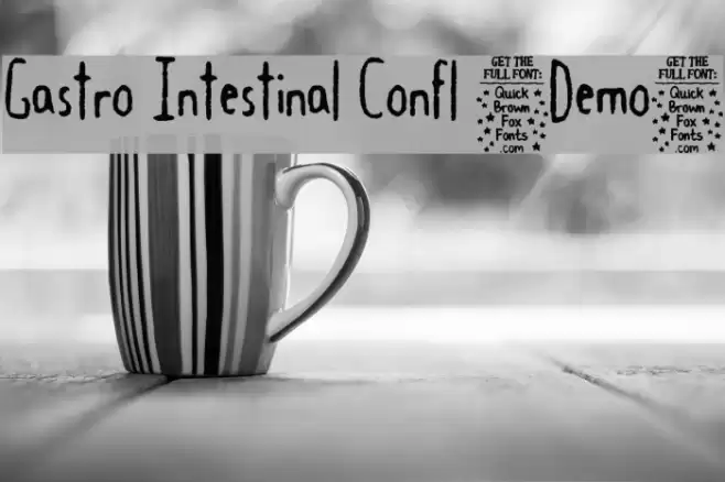 Gastro Intestinal Confl [Demo] Font examples