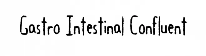 Gastro Intestinal Confluent  नि: शुल्क फ़ॉन्ट्स डाउनलोड