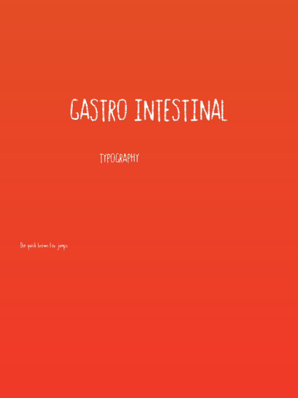 Gastro Intestinal Poster