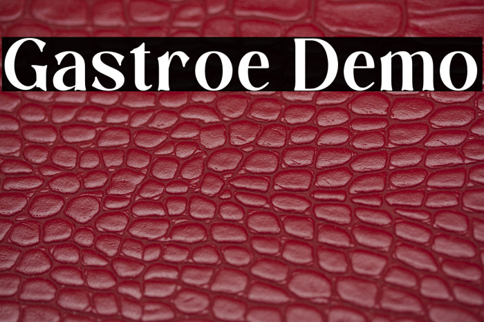 Gastroe Demo Example 2