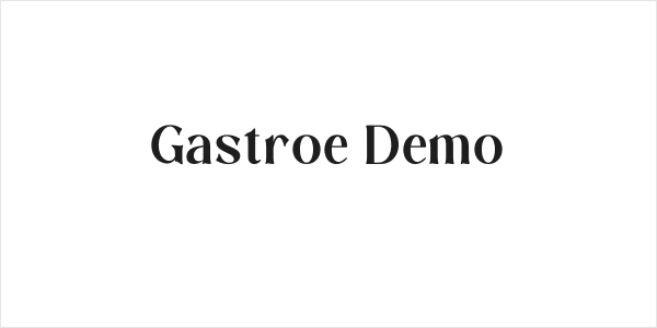 Gastroe Demo Logo