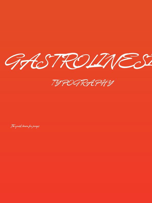 Gastroline Signature PERSONAL Regular Poster