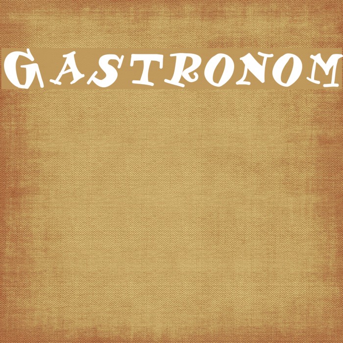 Gastronom Font examples