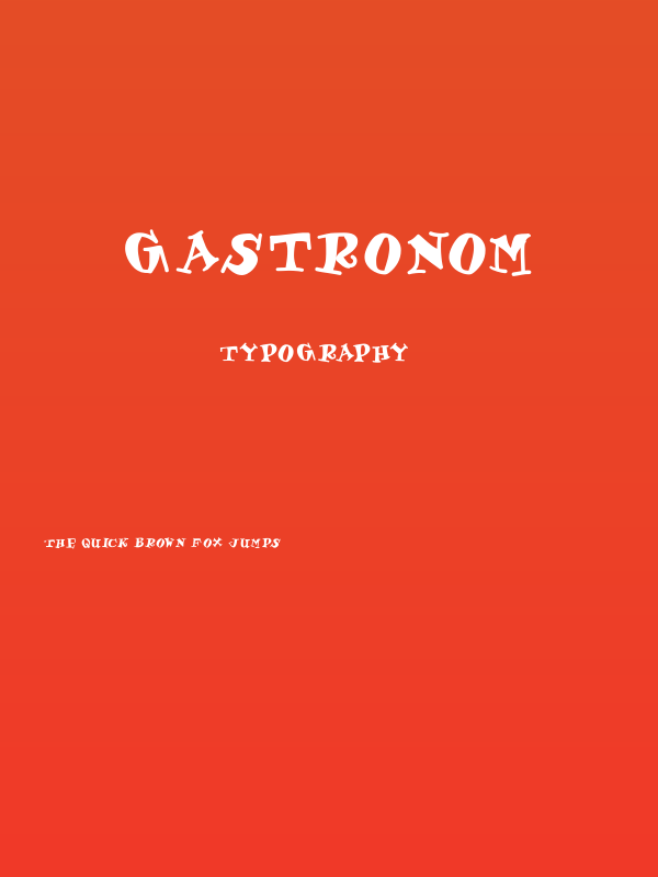 Gastronom Poster