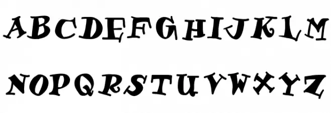 Gastronom Caratteri MINUSCOLO