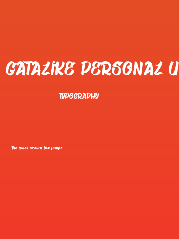 Gatalike_Personal Use Poster