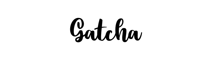 Gatcha  नि: शुल्क फ़ॉन्ट्स डाउनलोड
