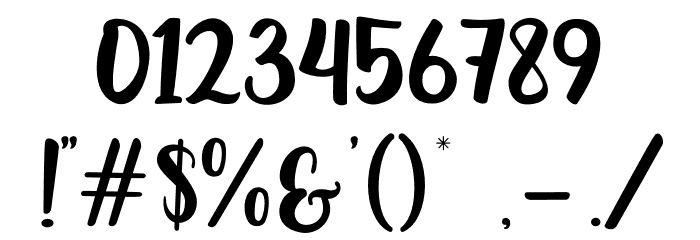 Gatcha Font OTHER CHARS