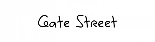 Gate Street  Frei Schriftart Herunterladen