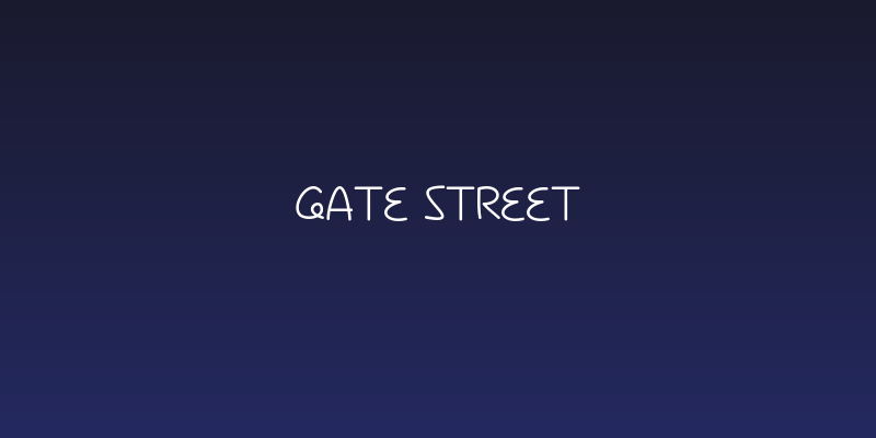 Gate Street Social Header