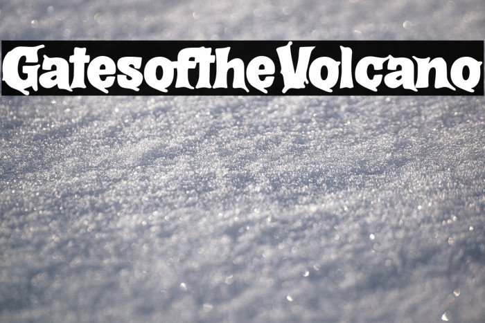 Gates of the Volcano Example 2