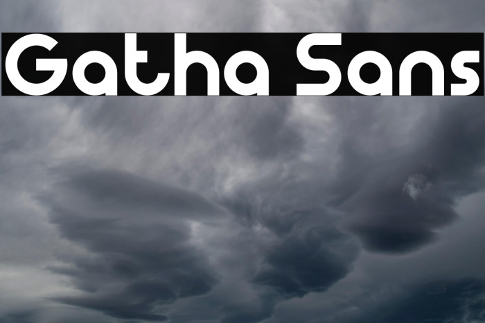 Gatha Sans Example 1