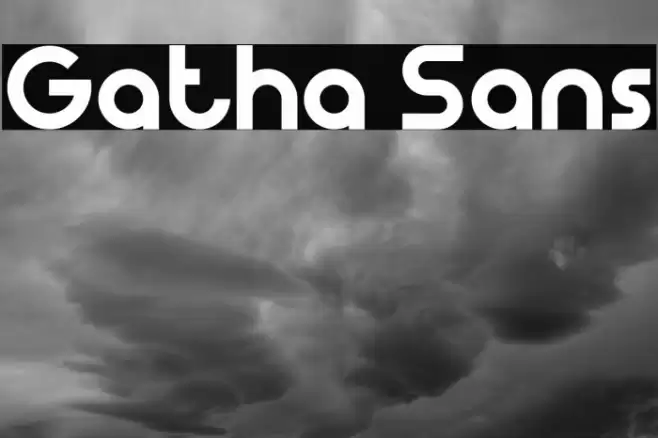 Gatha Sans Font examples