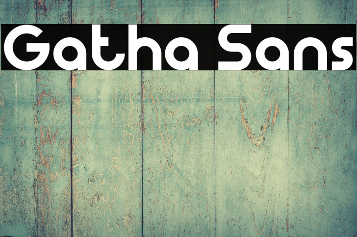 Gatha Sans Example 2